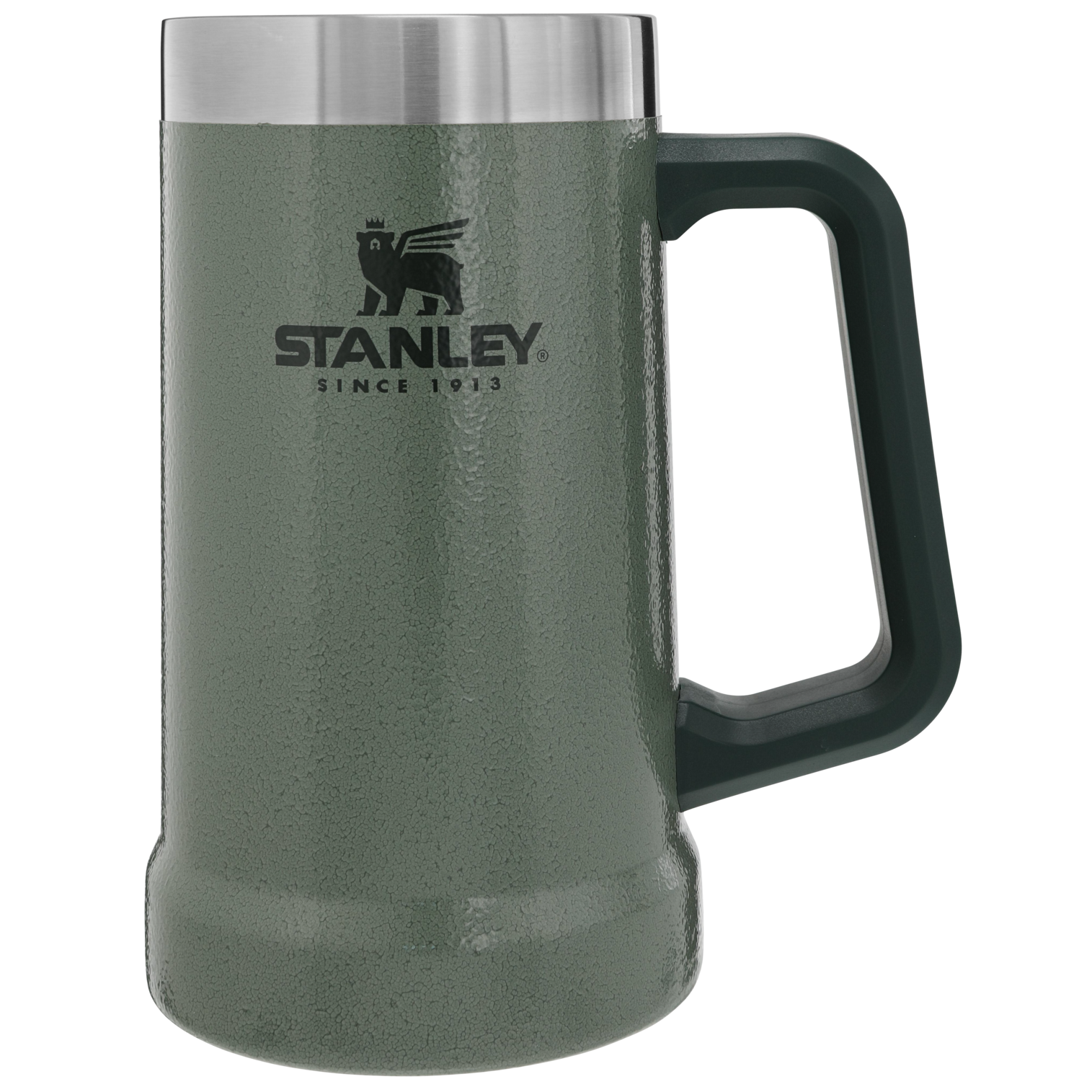 Stanley Heavy Duty Big Grip 24 oz Beer Stein in Hammertone Green 