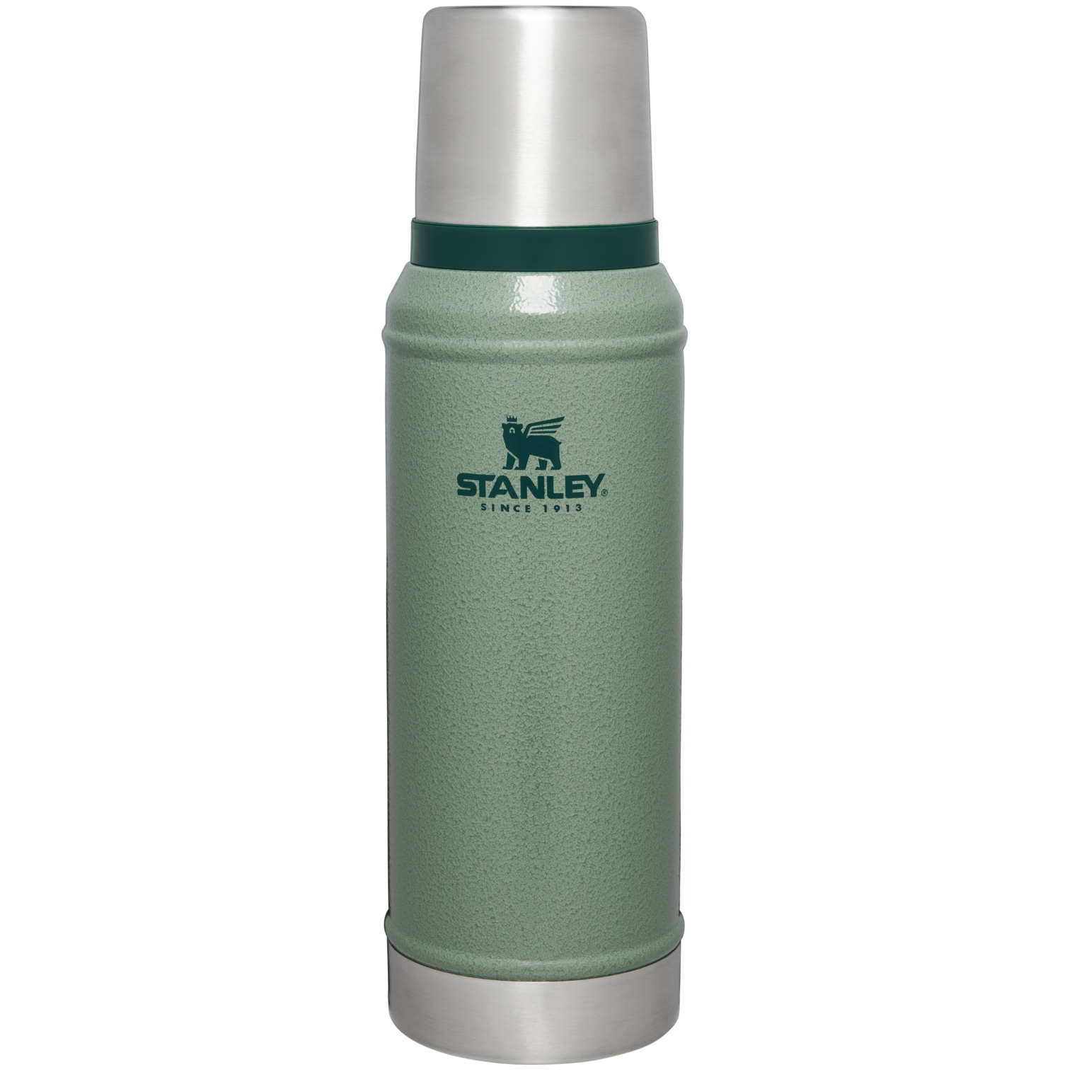 Leakproof Stainless Steal Classic Legendary Bottle in Hammertone Green