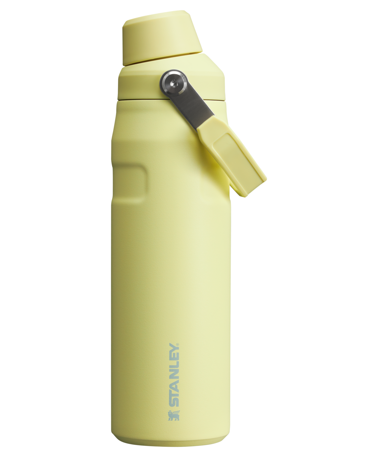 Stanley IceFlow Water Bottle with Fast Flow Lid 24 OZ In Pomelo Yellow