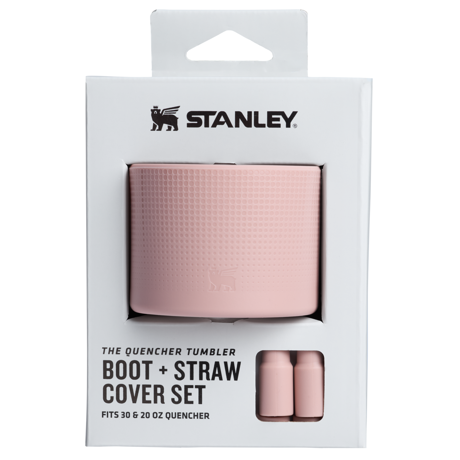 The Quencher Tumbler Boot 30 - 20OZ & Straw Cover Set In Pink Dusk