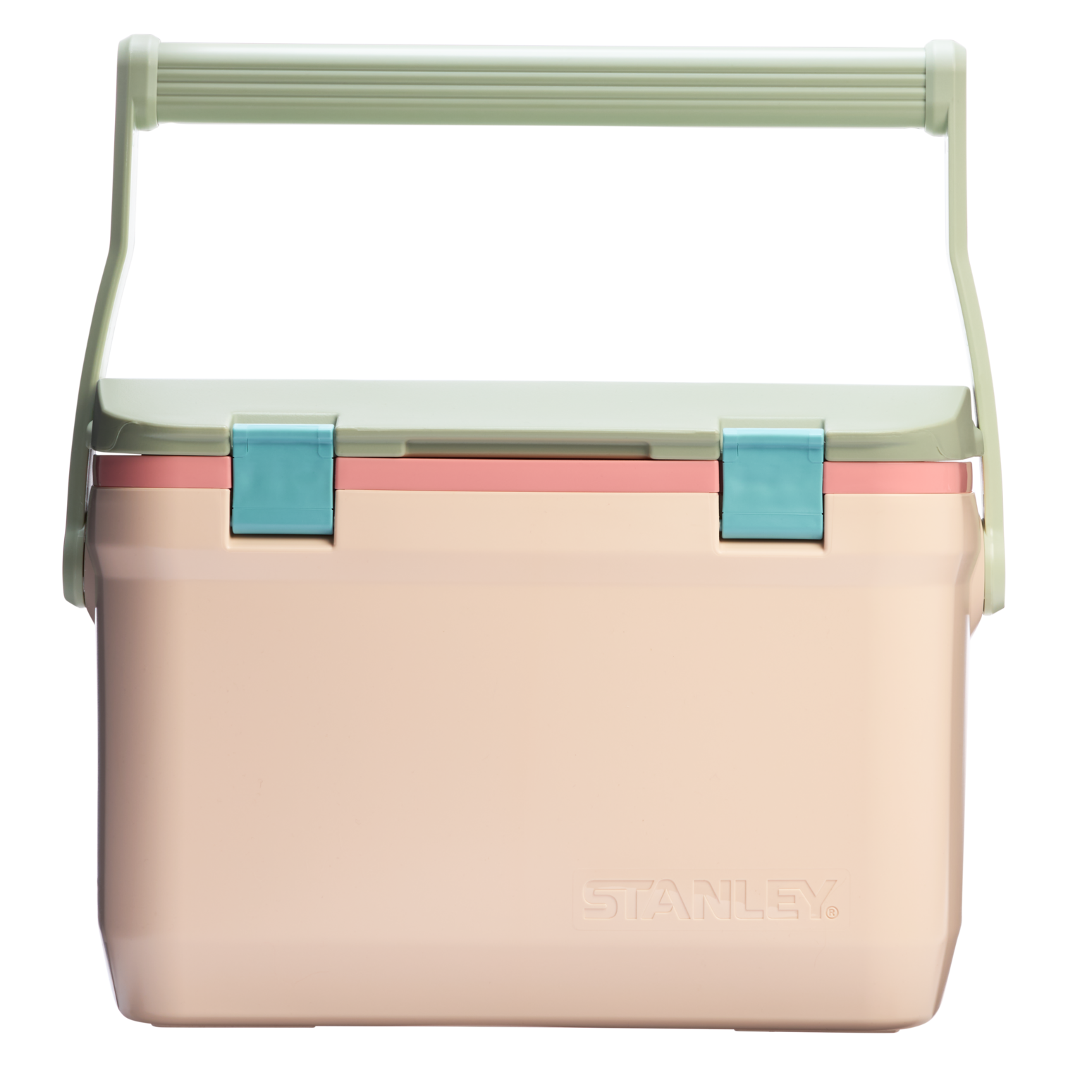 Stanley 16 QT Easy Carry Hard Sided Cooler In Lichen Conch Pink