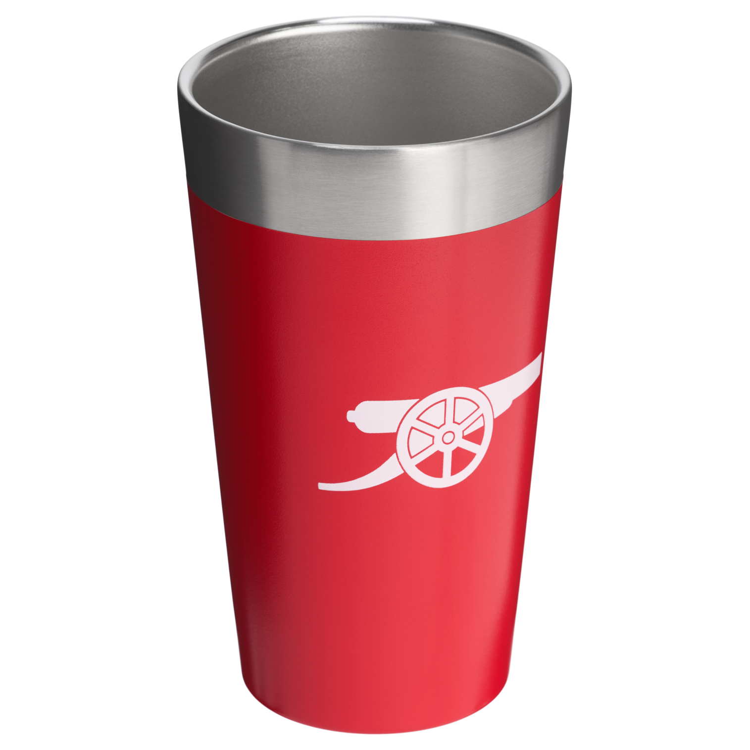 Stanley Arsenal 16 OZ Stay Chill Stainless Steel Stacking Pint In Arsenal Red