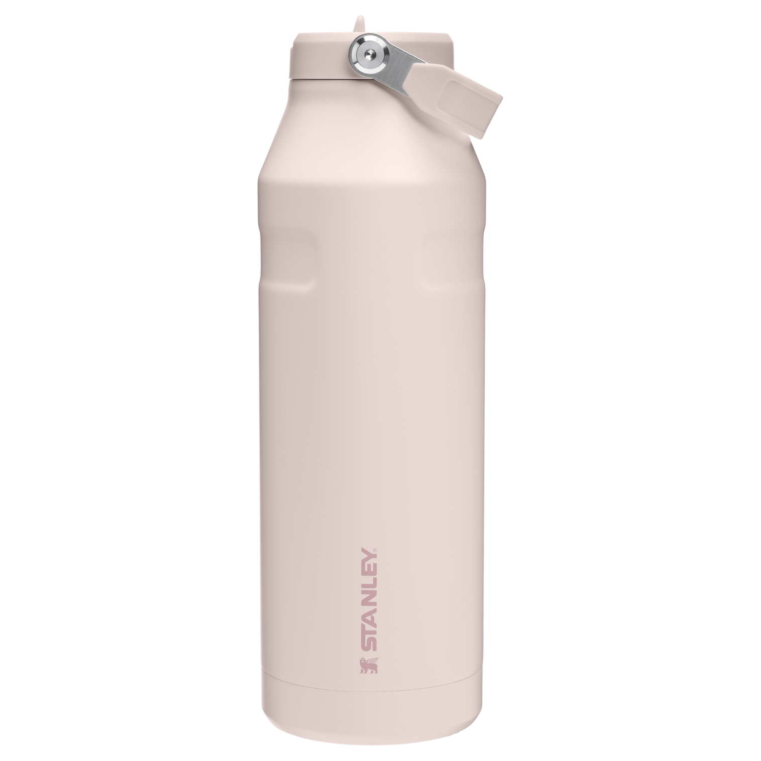 Stanley 50 OZ IceFlow Aerolight Flip Straw Water Bottle In rose quartz pink