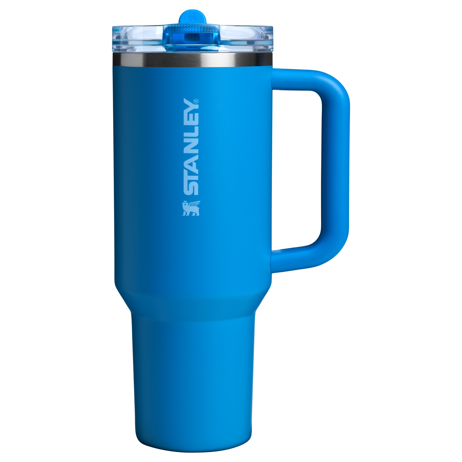 Stanley 40 OZ Quencher ProTour Flip Straw Stainless Steel Tumbler In Azure Bluea