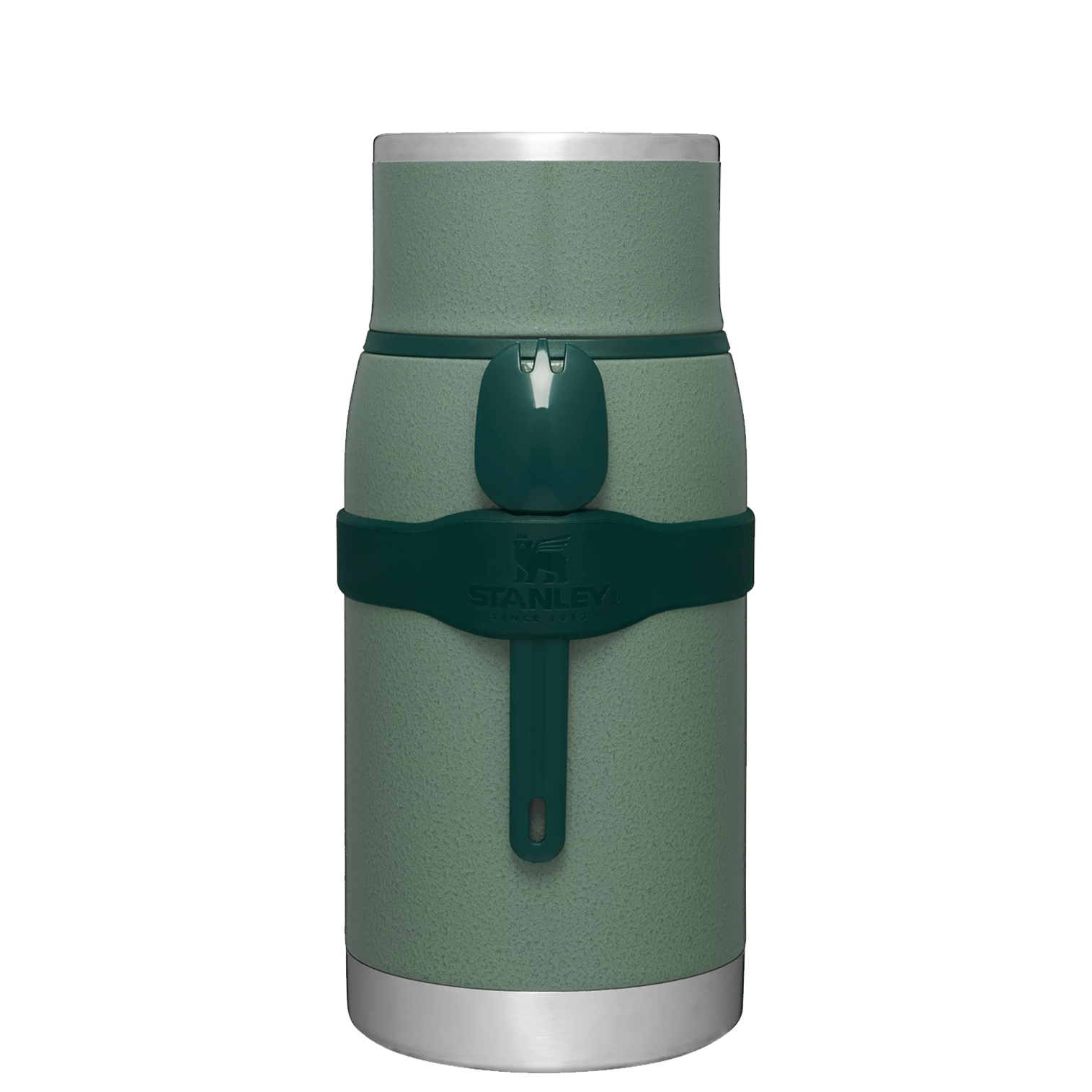 Stanley 36 oz To-Go Food Jar with Spork In Hammertone Green